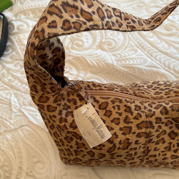 NWT Neimans Marcus Leopard Shoulder Bag - Picture 4 of 11